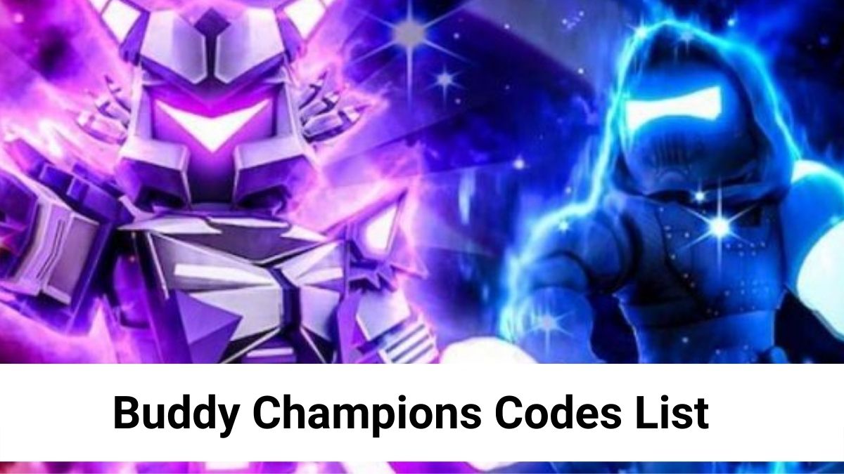 Buddy Champions Codes List