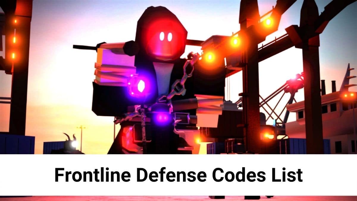 Frontline Defense Codes List