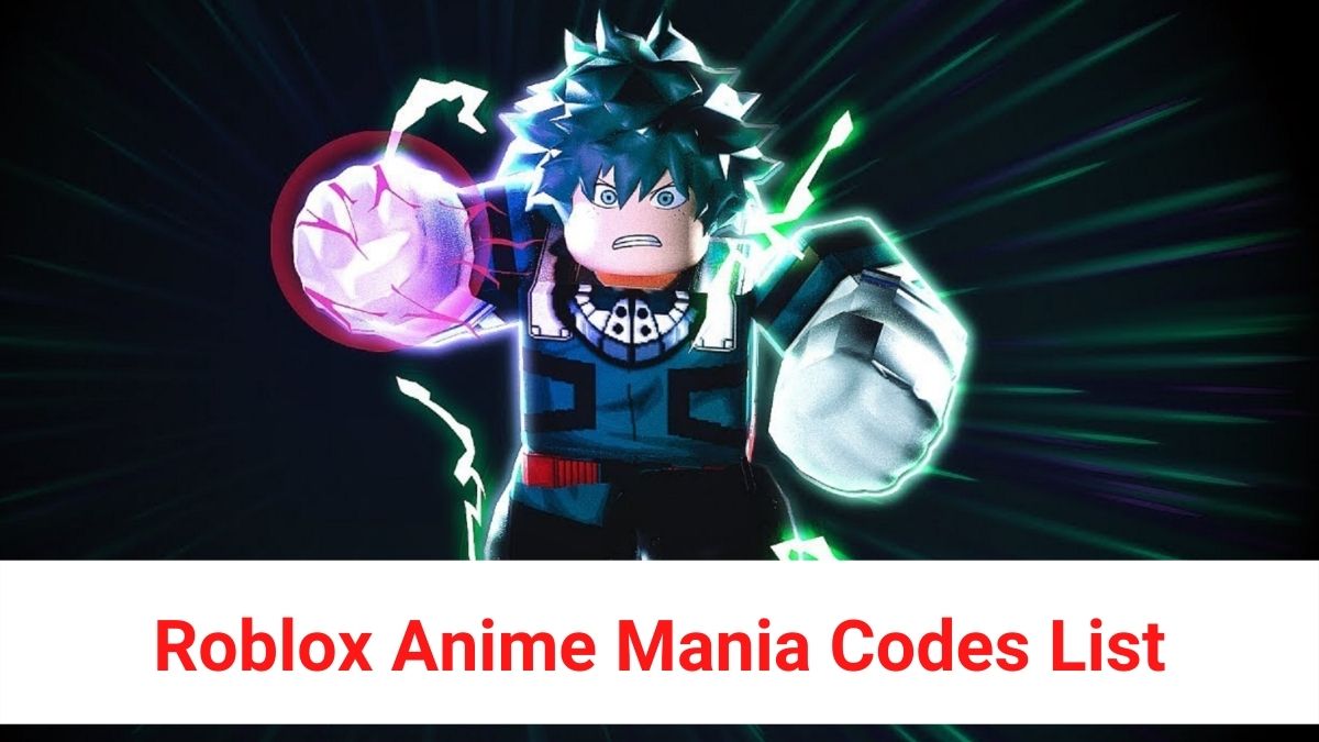 Roblox Anime Mania Codes List