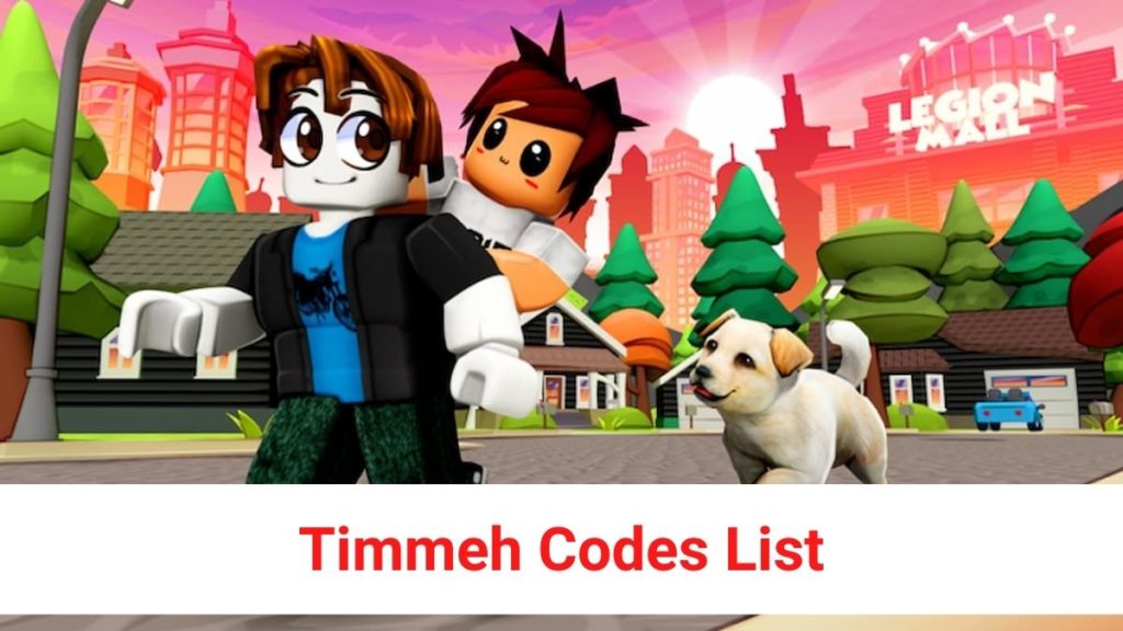 Timmeh Codes List