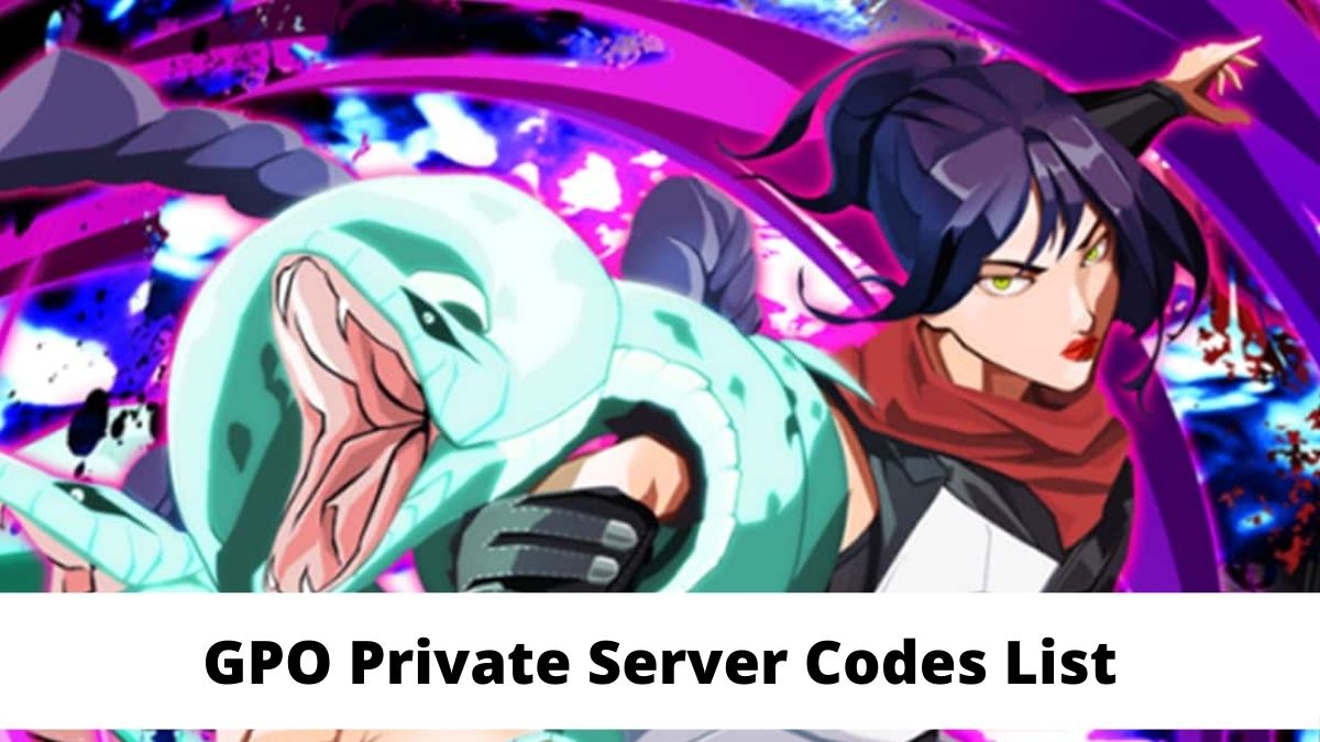 GPO Private Server Codes List